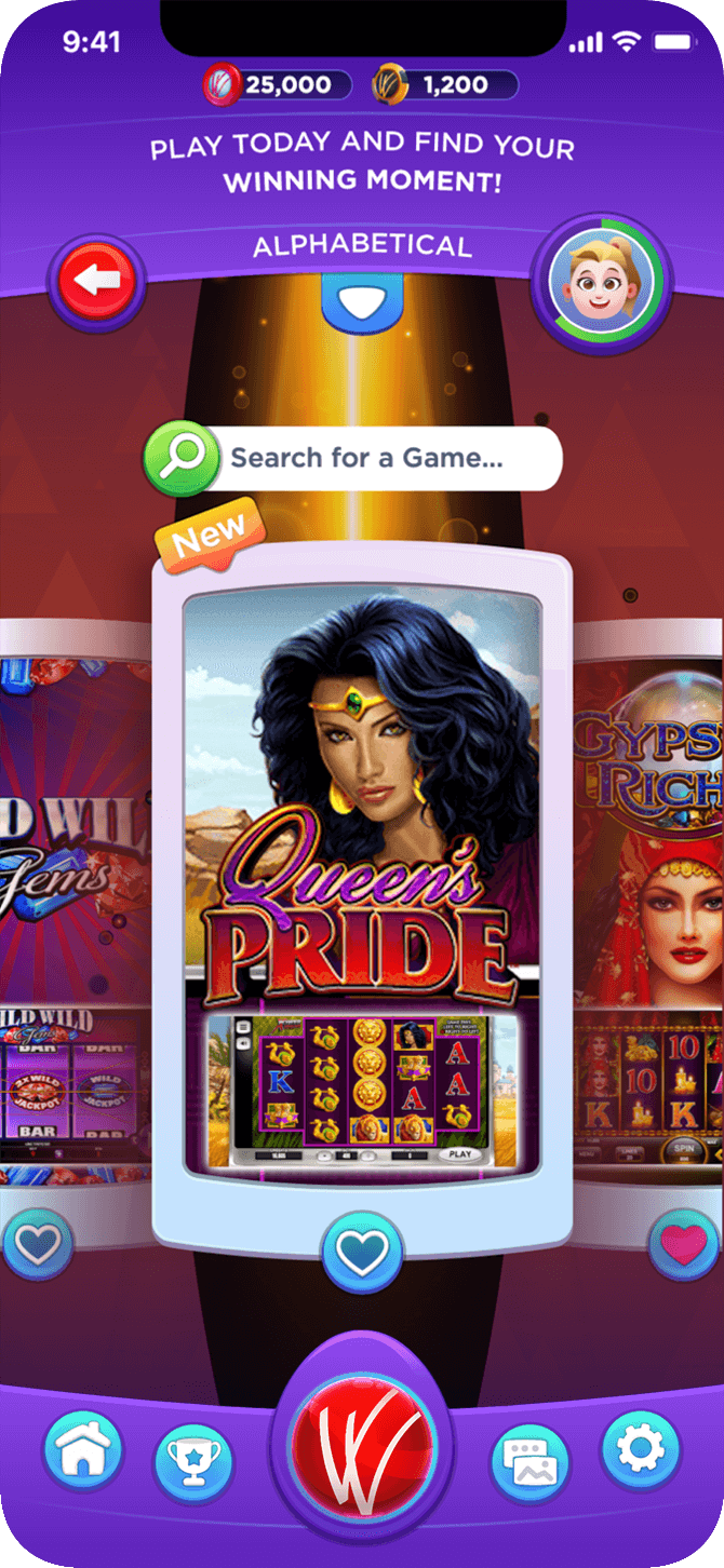 Casinoverse Games Screen