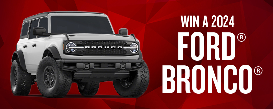 Featured image for the Bronco Giveaway promotional event