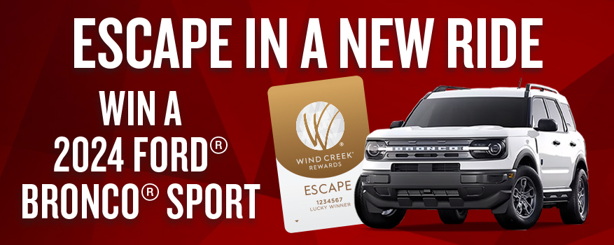 ESCAPE IN A NEW RIDE