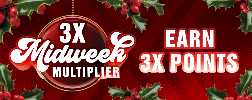Featured image for the Mid Week Multiplier promotional event
