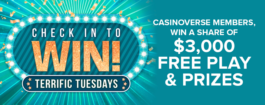CHECK IN TO WIN: TERRIFIC TUESDAYS