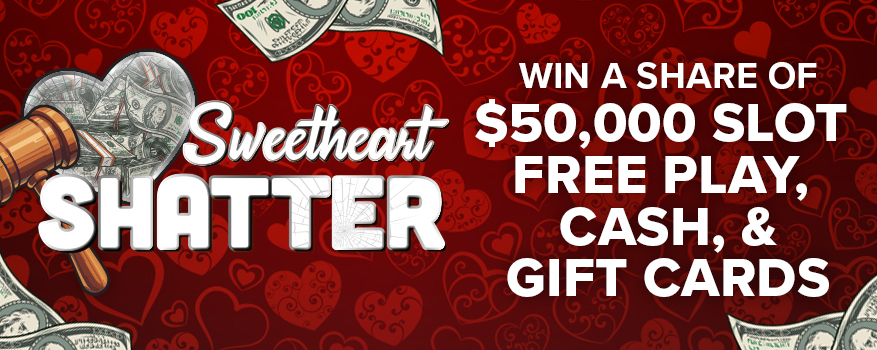 Featured image for the SWEETHEART SHATTER promotional event