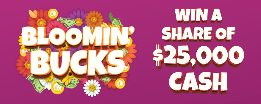 Featured image for the BLOOMIN' BUCKS promotional event