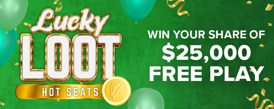 Featured image for the LUCKY LOOT HOT SEATS promotional event