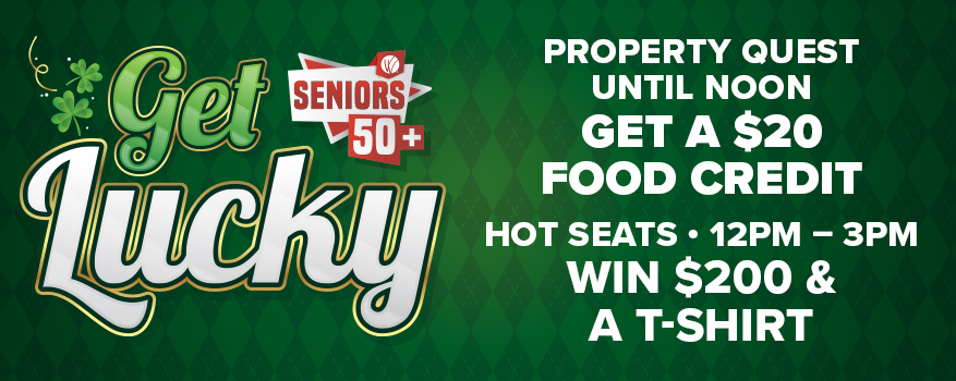 Featured image for the GET LUCKY promotional event