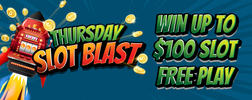 Featured image for the THURSDAY SLOT BLAST promotional event