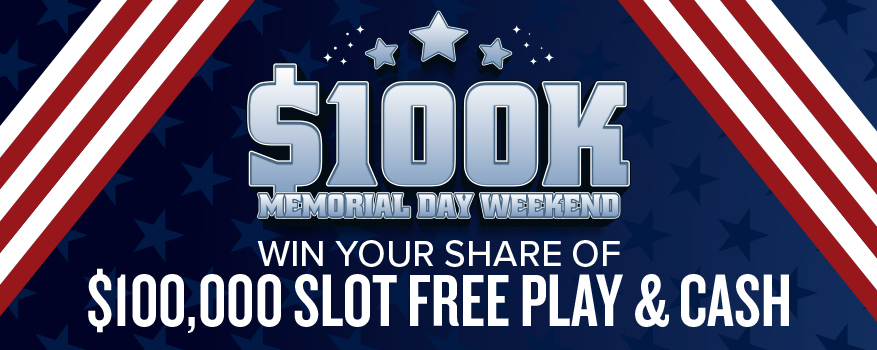 Featured image for the $100K Memorial Day Weekend promotional event