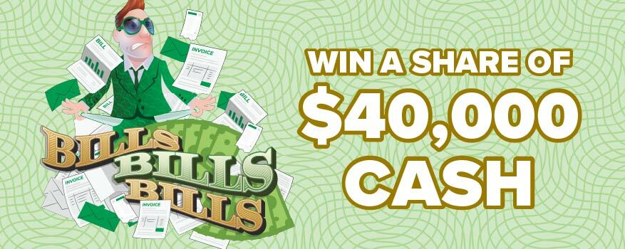 Featured image for the BILLS, BILLS, BILLS promotional event