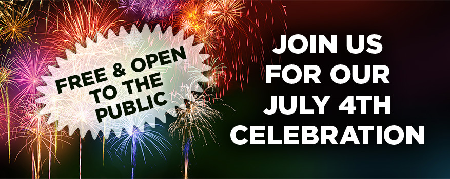 Free & open to the public, join us for our July 4th celebration!