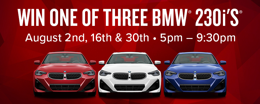 WIN ONE OF THREE 2025 BMW® 230i®