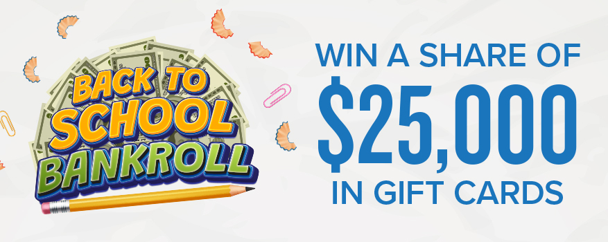 Featured image for the BACK TO SCHOOL BANKROLL promotional event