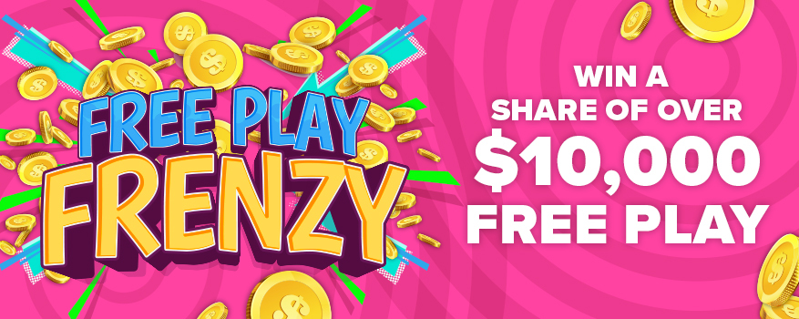 Featured image for the FREE PLAY FRENZY promotional event