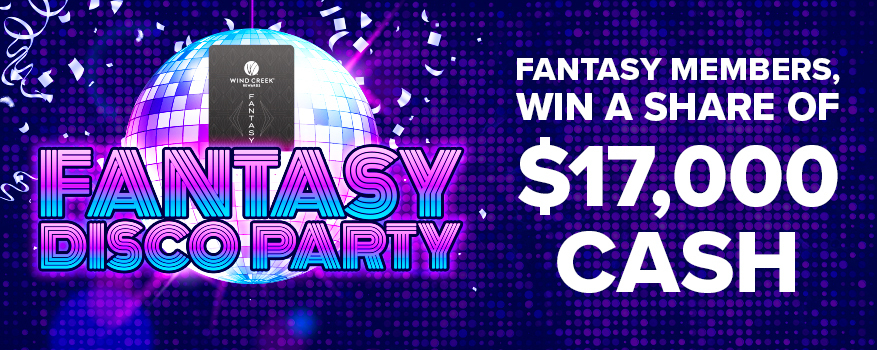 Featured image for the FANTASY DISCO PARTY promotional event