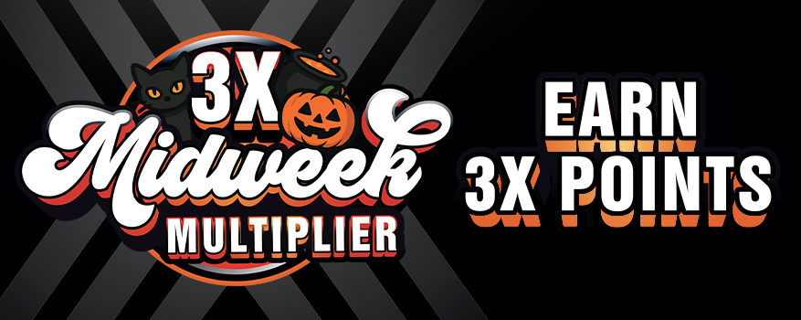 Featured image for the MID WEEK MULTIPLIER promotional event