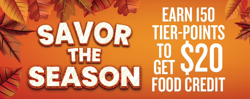 Featured image for the SAVOR THE SEASON promotional event