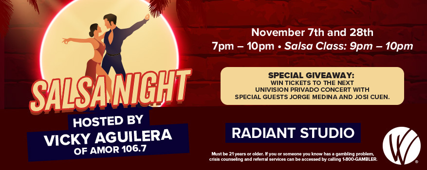 Featured image for the Salsa Night at Wind Creek Casino promotional event