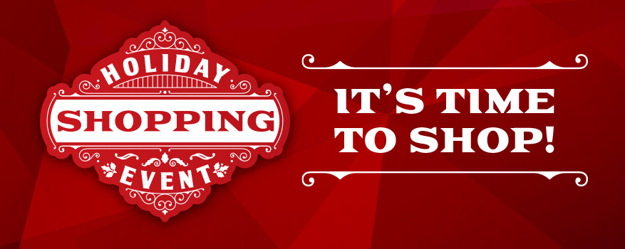 Featured image for the HOLIDAY SHOPPING EVENT promotional event
