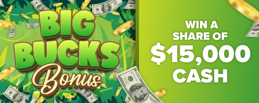 Featured image for the BIG BUCKS BONUS promotional event