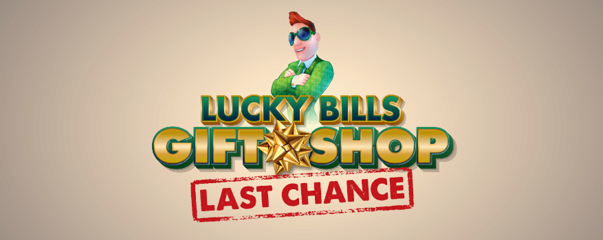 Featured image for the LUCKY BILLS GIFT SHOP (LAST CHANCE) promotional event