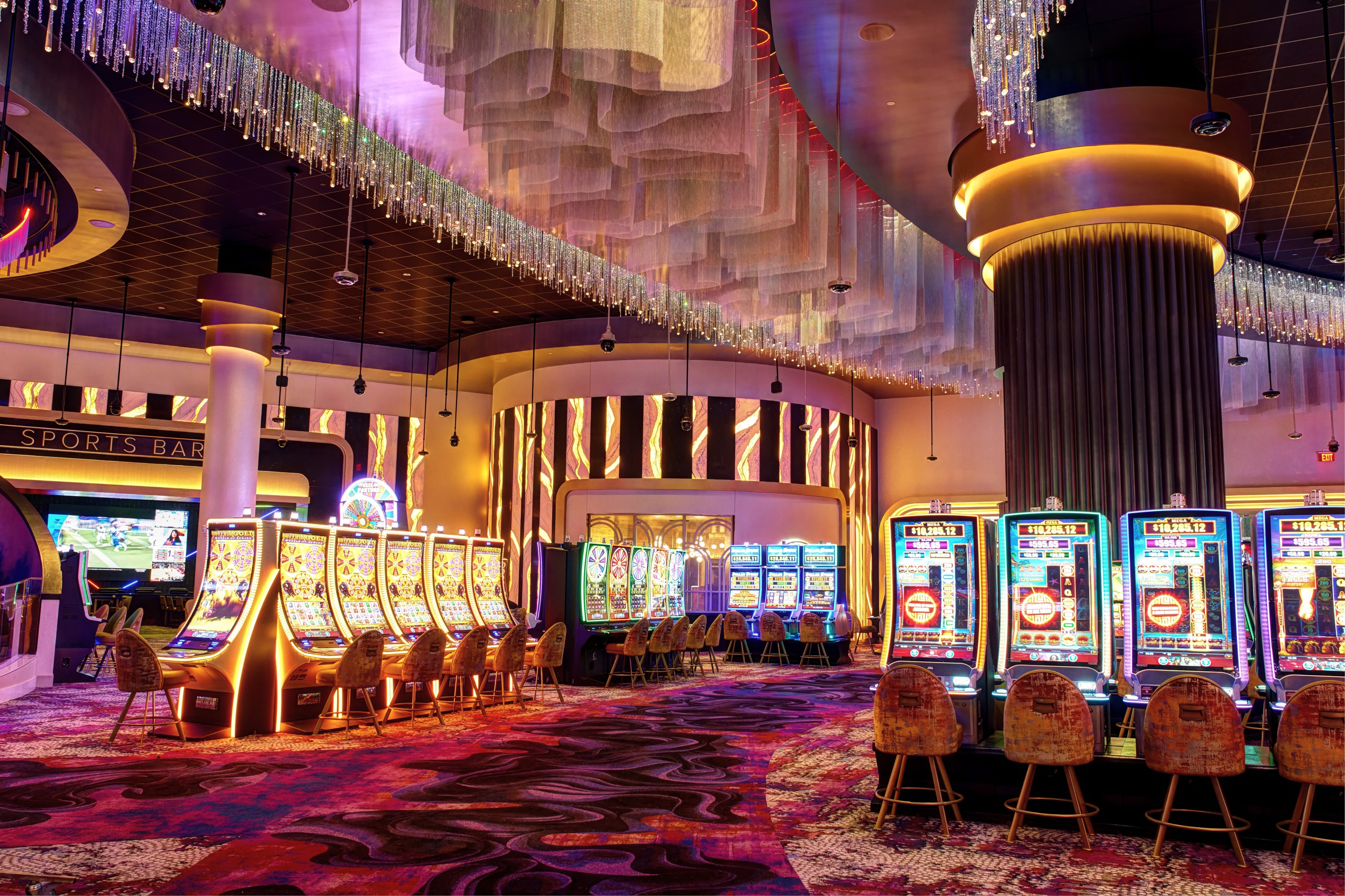 Casino floor at Wind Creek Chicago Southland