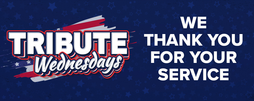 Featured image for the TRIBUTE WEDNESDAYS promotional event