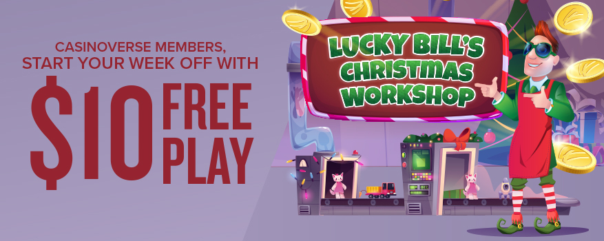 Featured image for the LUCKY BILL'S CHRISTMAS WORKSHOP  promotional event