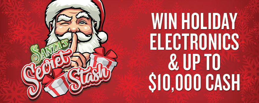 Featured image for the SANTA'S SECRET STASH promotional event