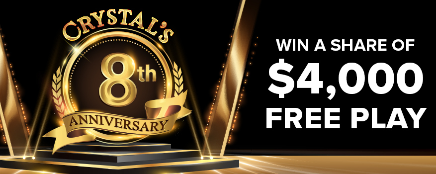 Featured image for the CRYSTAL 8TH ANNIVERSARY promotional event