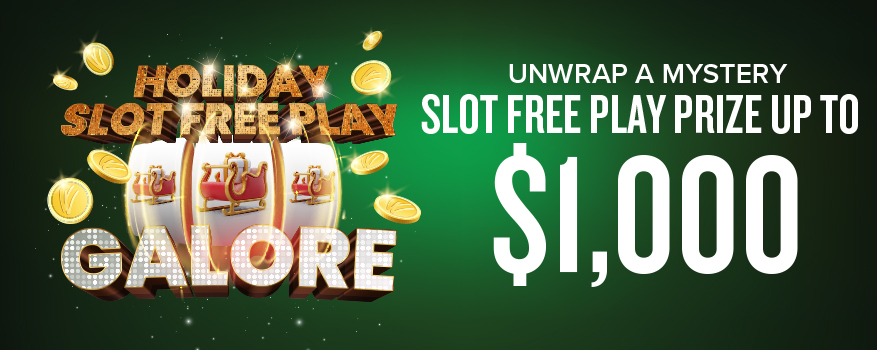 Featured image for the HOLIDAY SLOT FREE PLAY GALORE promotional event