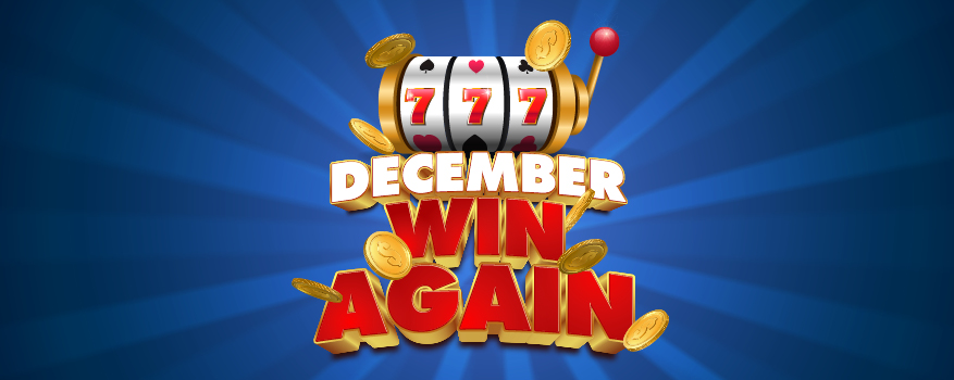 Featured image for the DECEMBER WIN AGAIN promotional event