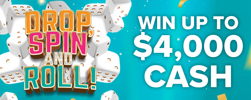 Featured image for the DROP, SPIN & ROLL! promotional event