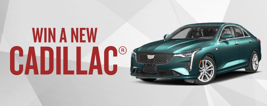 Featured image for the WIN A NEW CADILLAC® promotional event
