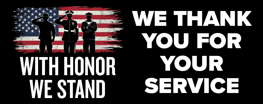 Featured image for the WITH HONOR, WE STAND promotional event