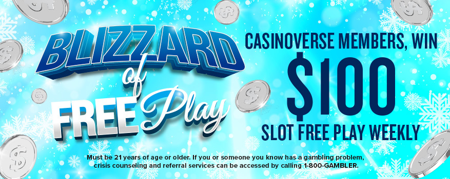 Featured image for the BLIZZARD OF FREE PLAY DRAWINGS promotional event