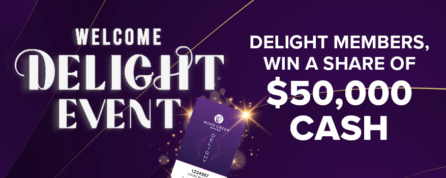 Featured image for the WELCOME DELIGHT promotional event