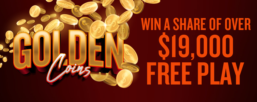 Featured image for the GOLDEN COINS promotional event