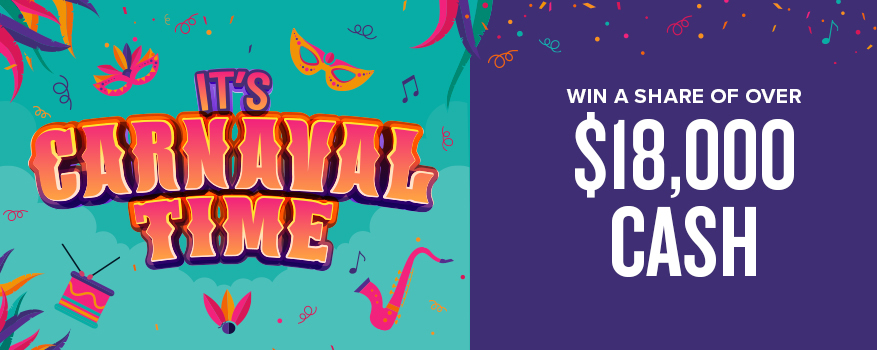 Featured image for the IT'S CARNAVAL TIME promotional event