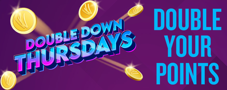 Featured image for the DOUBLE DOWN THURSDAYS promotional event
