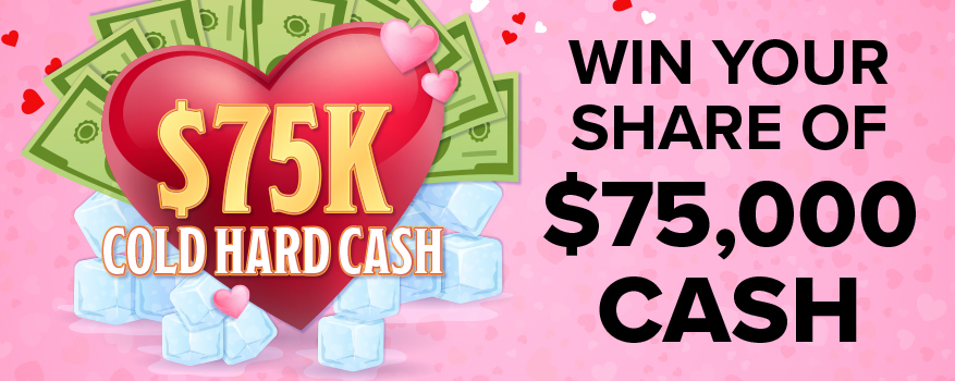 Featured image for the $75K COLD HARD CASH promotional event
