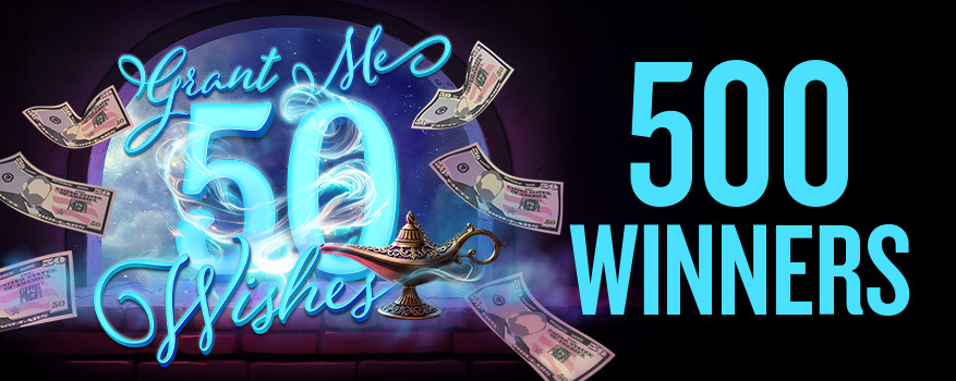 Featured image for the GRANT ME 50 WISHES promotional event