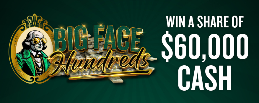 Featured image for the BIG FACE HUNDREDS promotional event