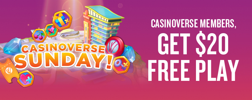 Featured image for the CASINOVERSE SUNDAY promotional event