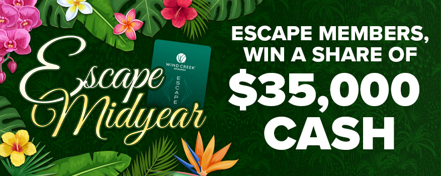 Featured image for the ESCAPE MID-YEAR promotional event