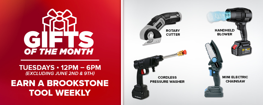 Featured image for the GIFT OF THE MONTH: BROOKSTONE TOOLS promotional event