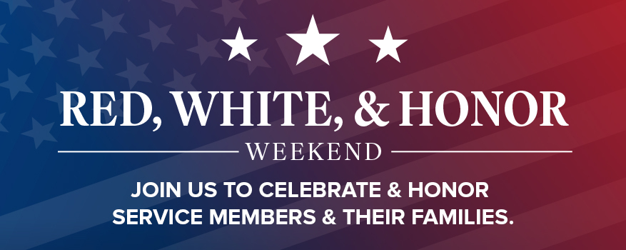 Featured image for the RED, WHITE, & HONOR WEEKEND promotional event