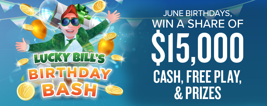 Featured image for the LUCKY BILL'S BIRTHDAY BASH promotional event