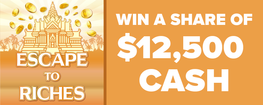 Featured image for the ESCAPE TO RICHES promotional event