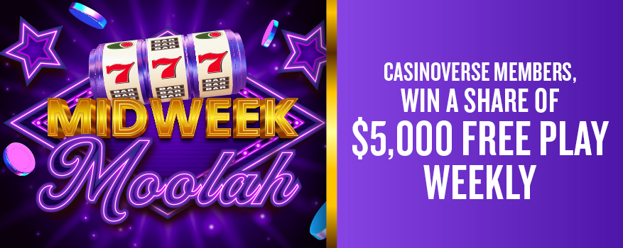 Featured image for the MID-WEEK MOOLAH  promotional event