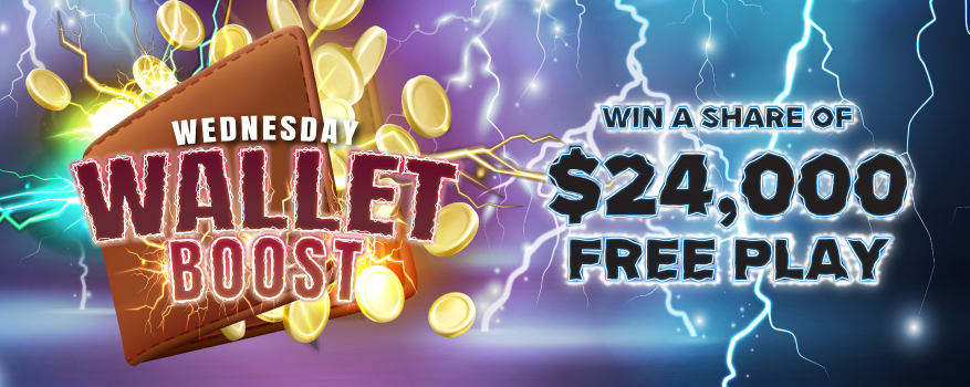 Featured image for the WEDNESDAY WALLET BOOST promotional event