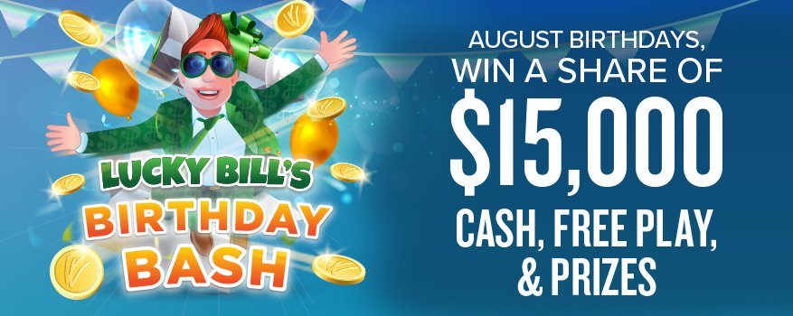 Featured image for the LUCKY BILL'S BIRTHDAY BASH promotional event